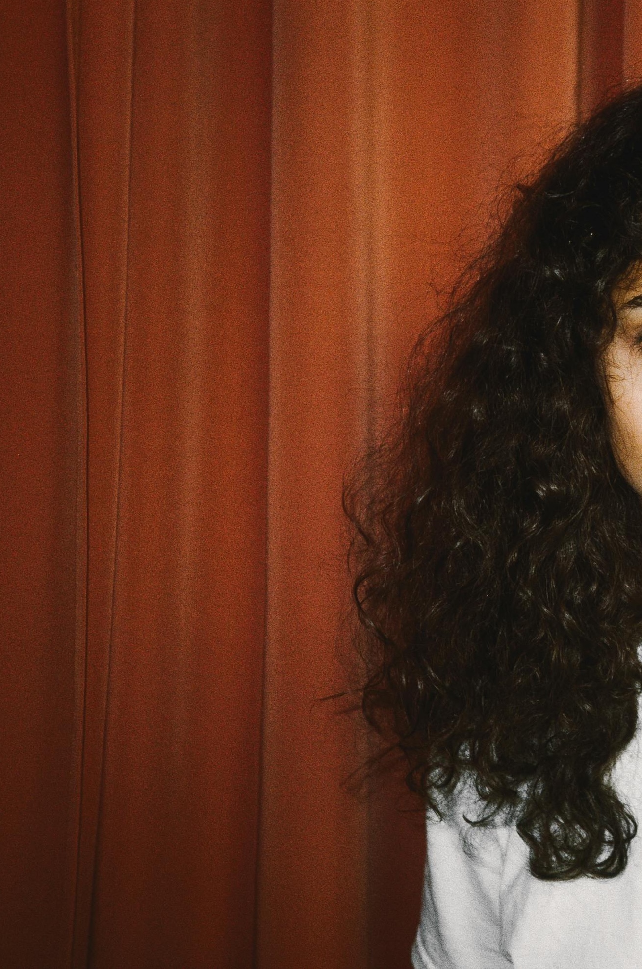 A person with natural curls